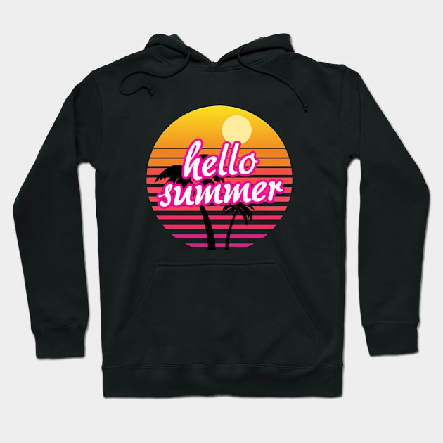 Hello Summer Hoodie by anema